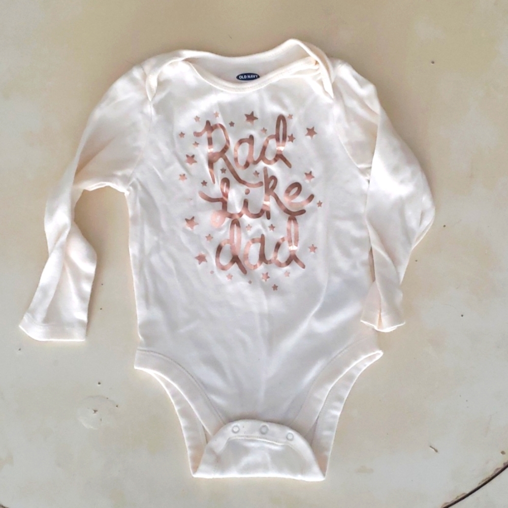 Rad like Dad onsie